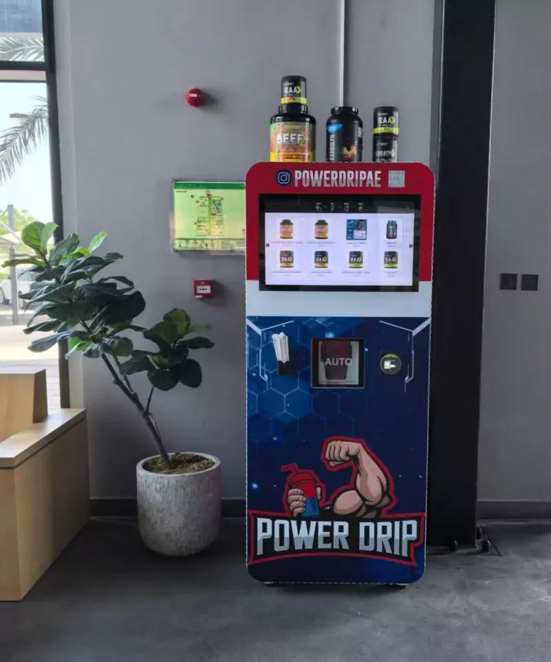 Power Drip vending machine